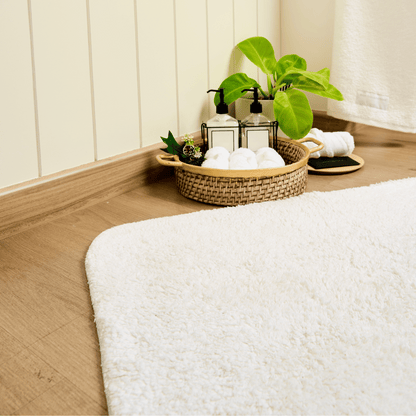 Gstaad Anti-Skid Bath Rug - 1800 GSM | Tufted High Pile