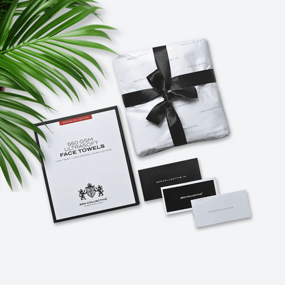 Gstaad Face Towel Set - 550 GSM | Pack of 4